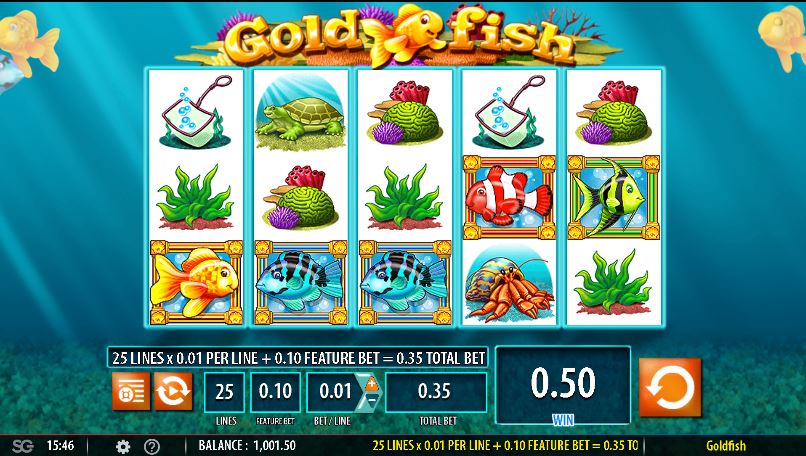 gold fish slot wms